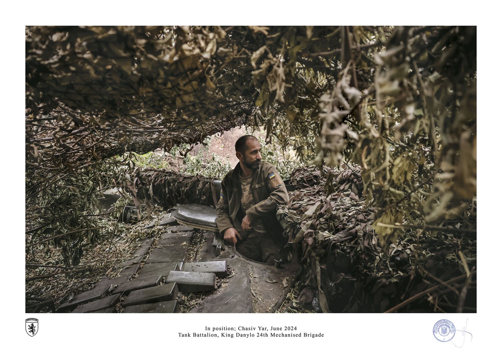In position; Chasiv Yar, June 2024 by oleg petrasiuk