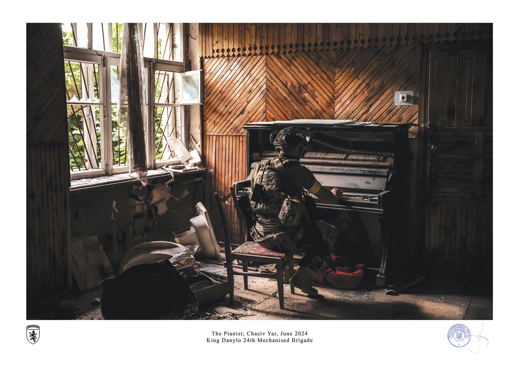 the Pianist; Chasiv Yar, June 2024 by oleg petrasiuk