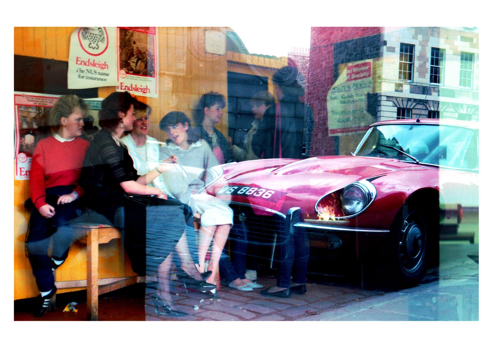 telford college - edinburgh - 1985 - double exposure by rab lewin