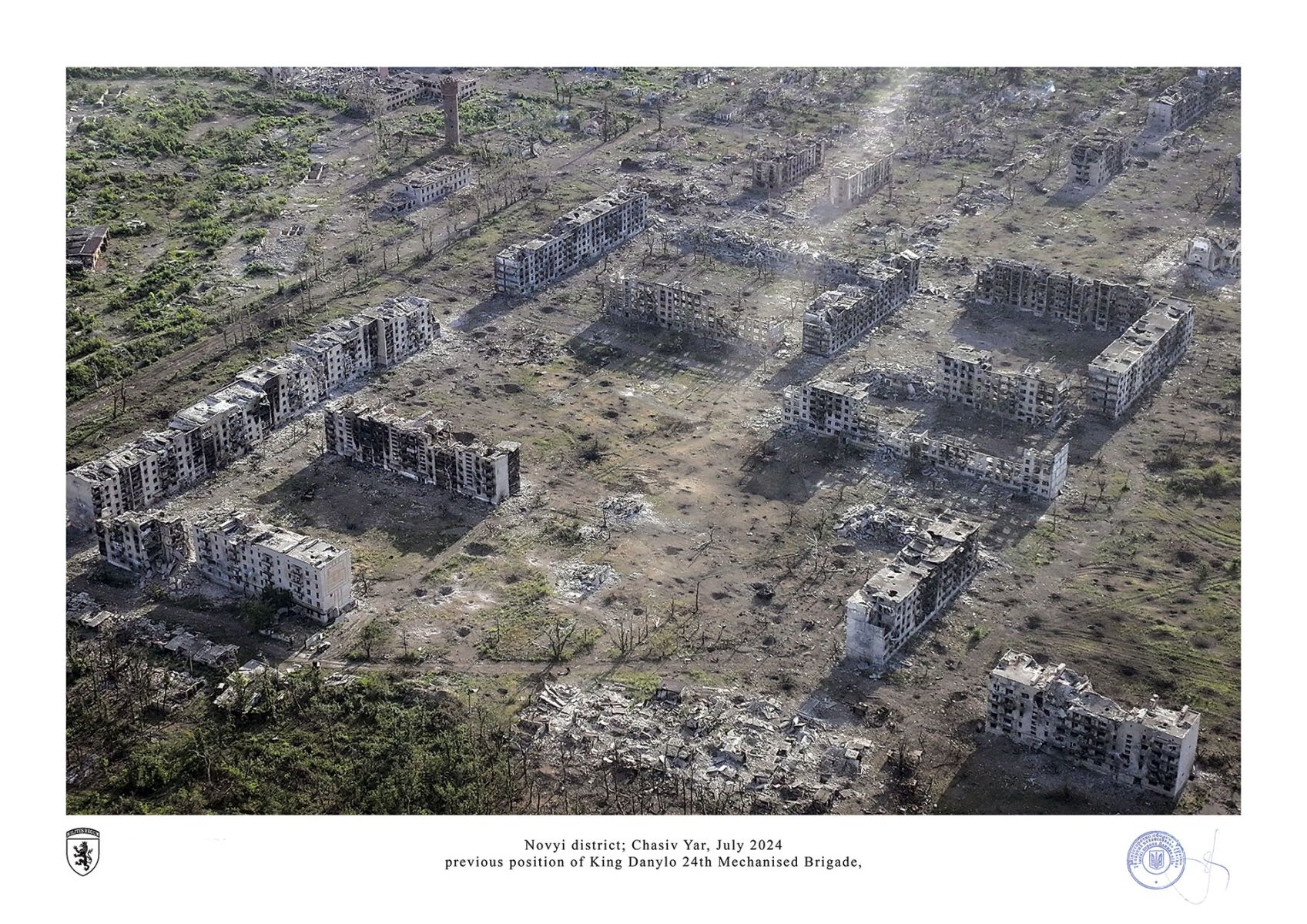 Novyi district; Chasiv Yar, July 2024 by oleg petrasiuk