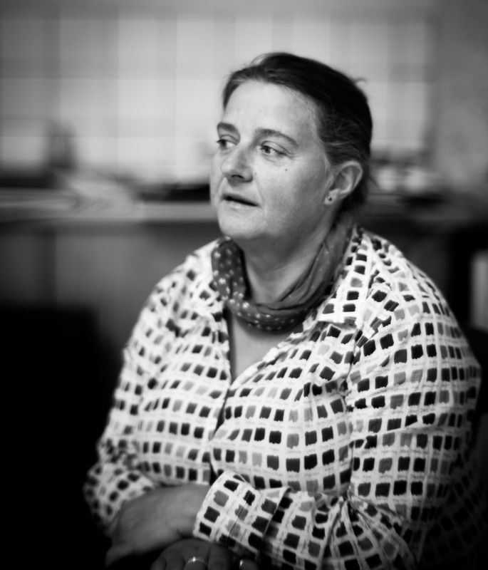 the artist katherine castle. portrait by kevin swift