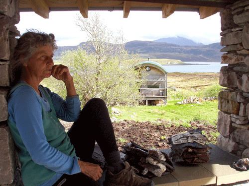 the ceramicist lotte glob on her sculpture croft in north west scotland