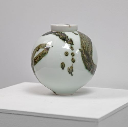 splash ginger jar by tricia thom