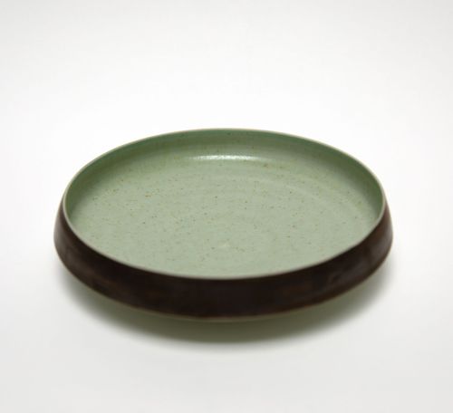 ash glaze bowl i by tricia thom