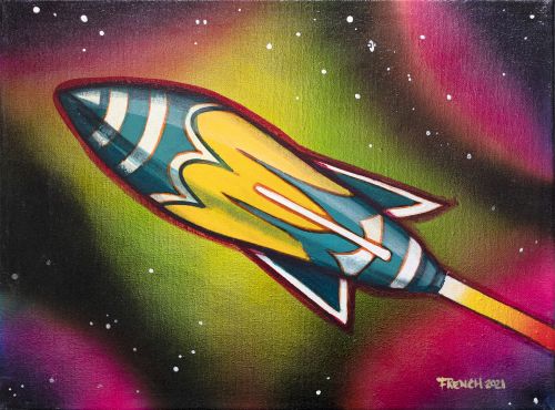 Retro Rocket i | Stephen French