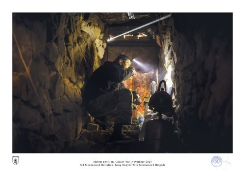 Mortar position; Chasiv Yar, November 2024 by oleg petrasiuk