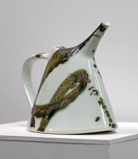 large oval splash jug by tricia thom