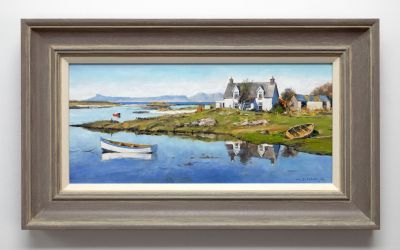 a croft on the shore, arisaig david deamer