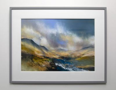 cloud shadows rahoy hills by debbie loane