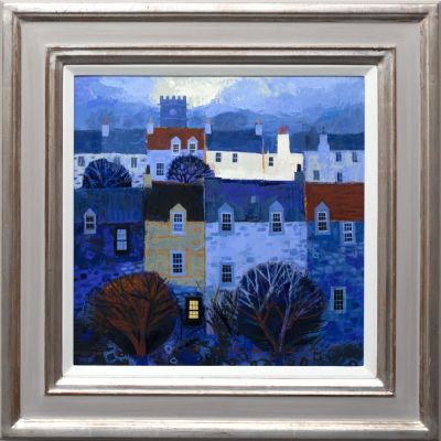 village church tower by george birrell