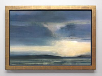 clearing sky over corryvreckan from ardnish by zarina stewart-clark
