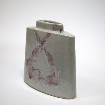 oval vase by peter humpherson