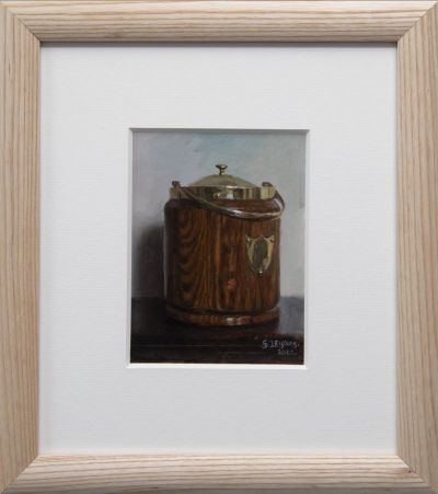 antique biscuit barrel II by gavin young