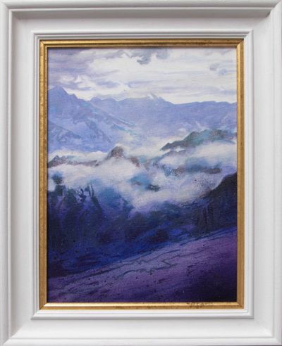 the annapurna range at dawn by rob fairley
