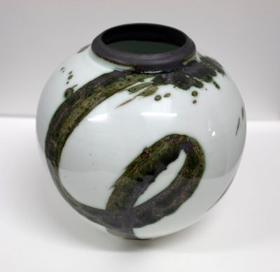 Clear Splash Moonjar | Tricia Thom
