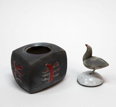 red bird box I by chris barnes