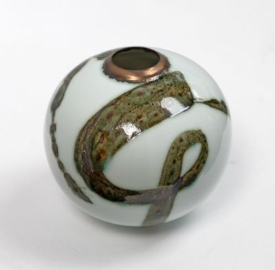 mini splash moon jar by tricia thom