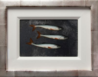 trio on grey by donald provan