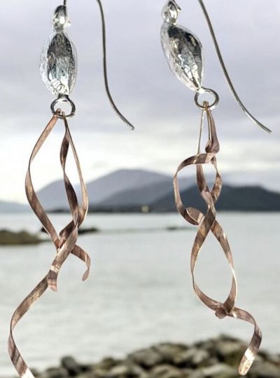sunart waves earring by ruth hollick