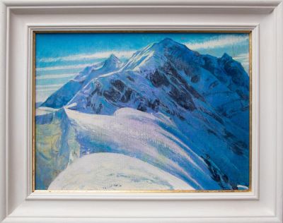 annapurna 2 and 4 from the east ridge of annapurna 3 by rob fairley