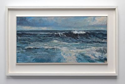 high waves at sandside Jim wright