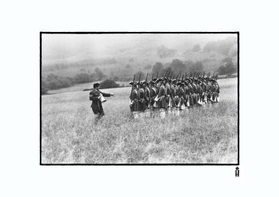 irish army being drilled by norrie maclaren