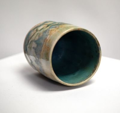 lichen vase II by pam matthews