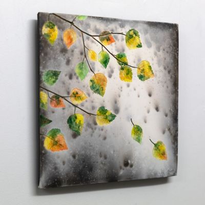 autumn birch colours I by helen michie