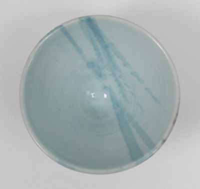 celadon & turquoise bowl II by Peter humpherson
