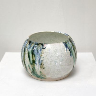 sea moon jar I by pam matthews