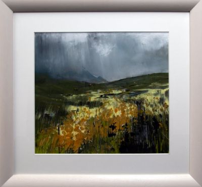 Flag Irises in the Rain | Helen Fryer