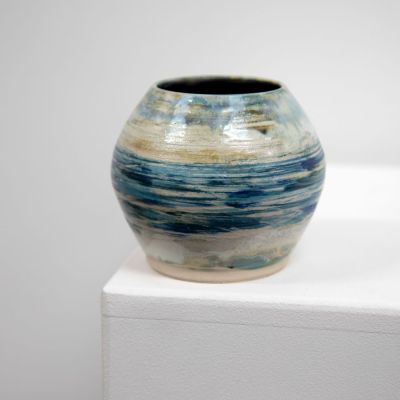 coastal moon jar by pam matthews