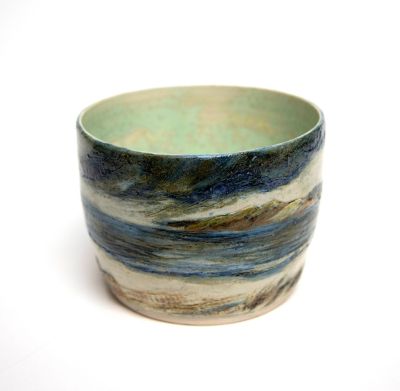 seascape bowl ii by pam matthews