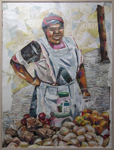 fruit seller I by john vusi mfupi