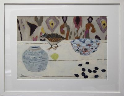 ikat quail, of sorts by fiona macrae