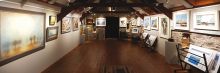 the upper gallery space at resipole studios